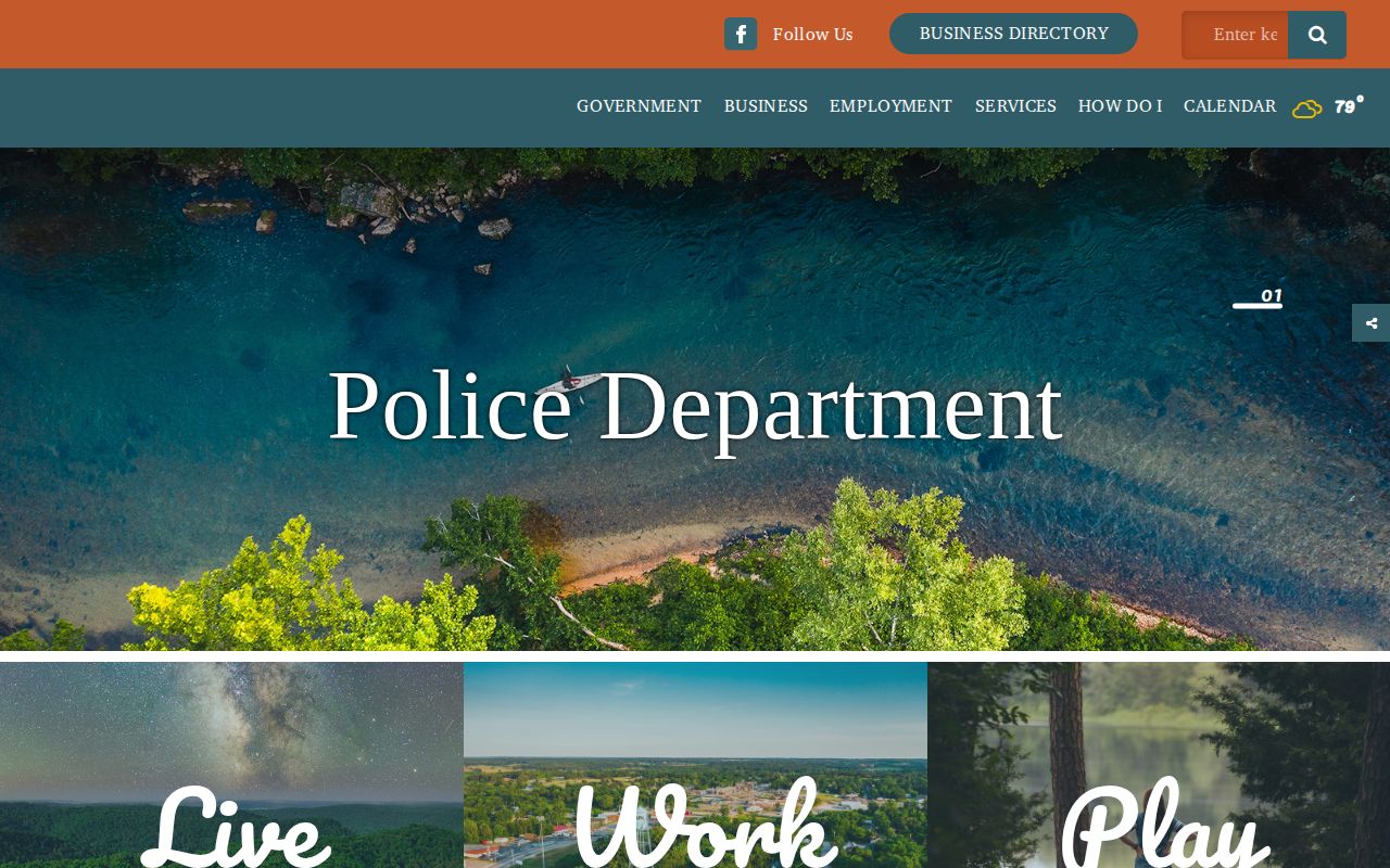 Official Salem Police Department page for Dent County arrest record contacts