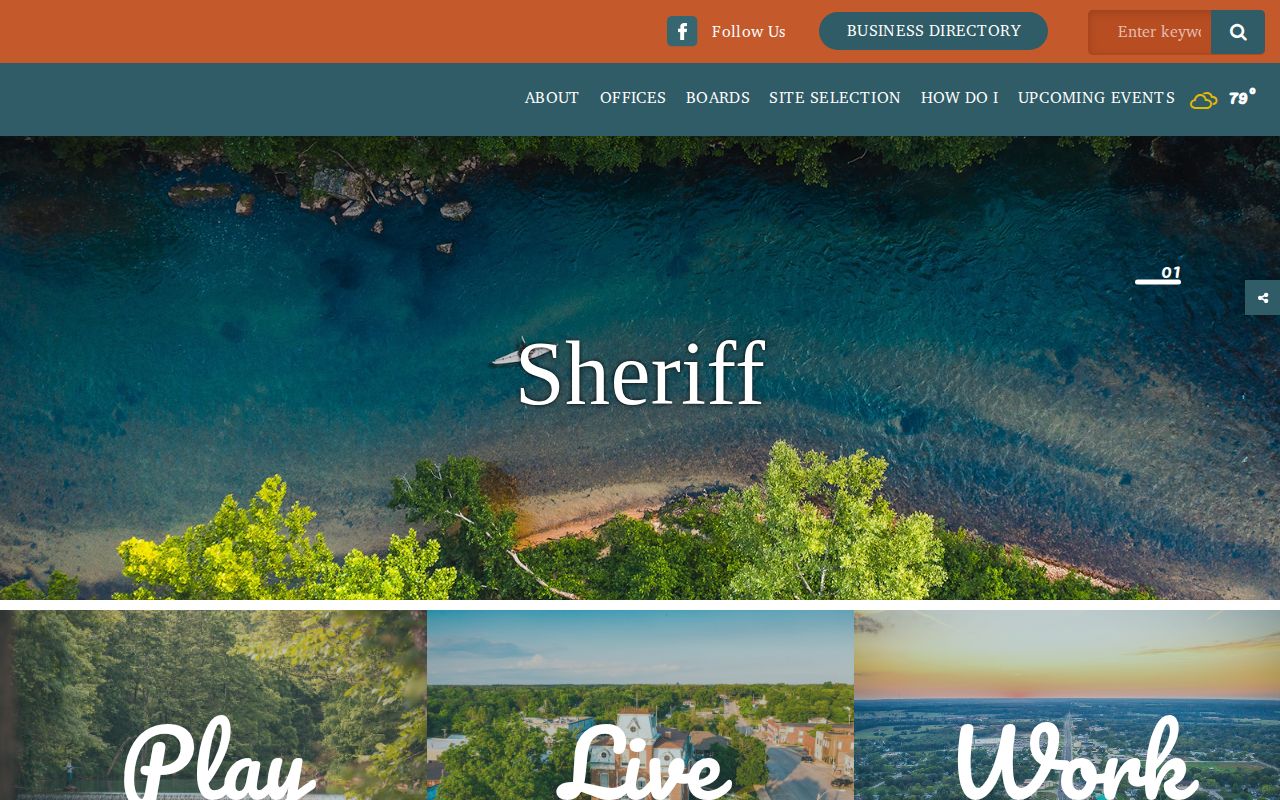 Dent County Sheriff official contact and services page