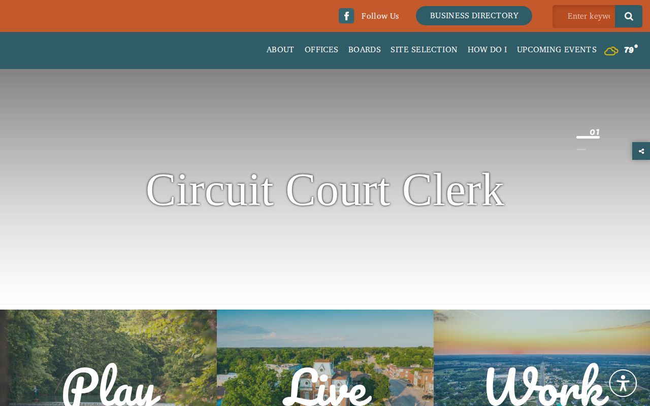 Dent County Circuit Court Clerk contact page